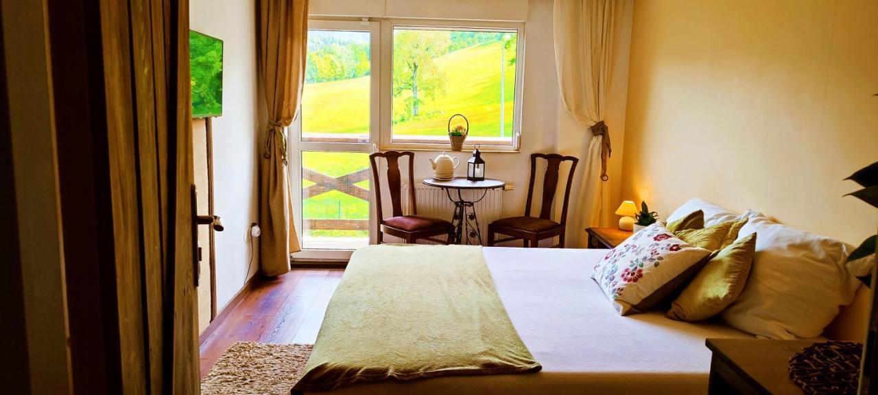 Privatunterkunft Gorski Widok Karpacz Apartamenty I Pokoje- Salon Kominkowy