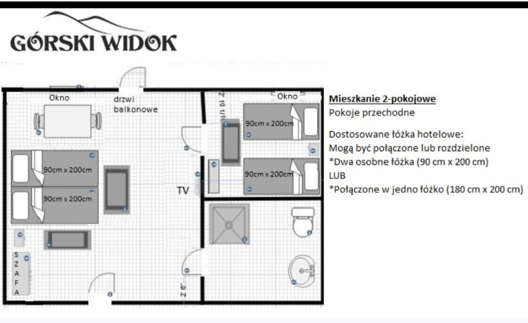 Gorski Widok Karpacz Apartamenty I Pokoje- Salon Kominkowy *